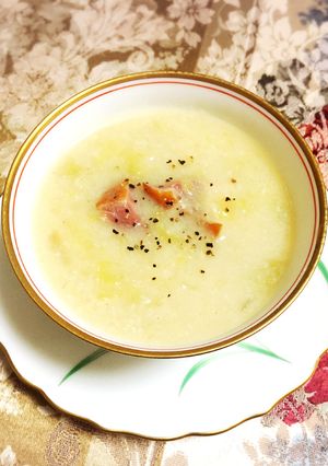 春キャベツと玉ねぎの酒粕スープ♪-レシピのメイン写真