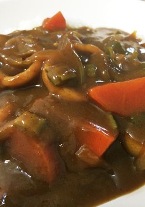 イカとオクラの辛口カレー-レシピのメイン写真