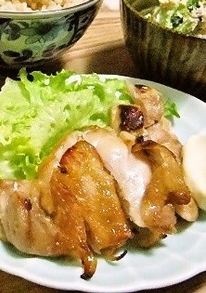 簡単＆絶品＊鶏もも肉の柚庵焼きわさびマヨ-レシピのメイン写真
