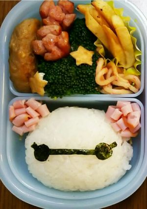 ベイマックス　キャラ弁　女の子-レシピのメイン写真