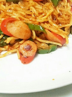 焼きそばdeナポリタン。(笑)-レシピのメイン写真