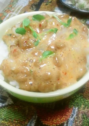 ダイエット　キムチイカ納豆-レシピのメイン写真