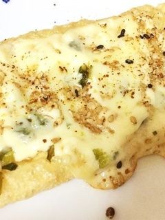 胡麻香る油揚げピザ-レシピのメイン写真