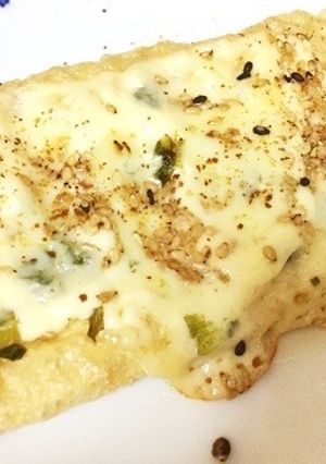 胡麻香る油揚げピザ-レシピのメイン写真