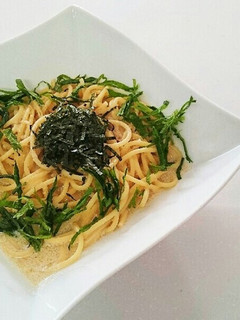 大葉とたらこのスープスパゲティ-レシピのメイン写真