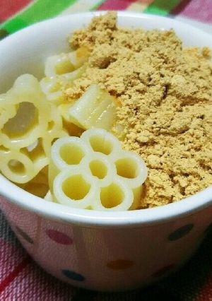 簡単おやつ！マカロニのあべ川風-レシピのメイン写真