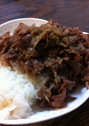 肉かけご飯-レシピのメイン写真