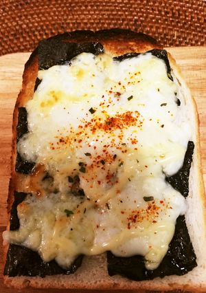 海苔チーズトースト-レシピのメイン写真