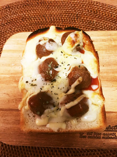 照焼バーガーみたいなミートボールトースト-レシピのメイン写真