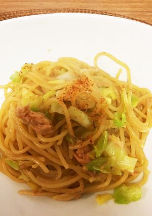 キャベツとツナの焼肉のタレパスタ-レシピのメイン写真