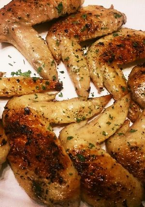 簡単5分♪振って焼くだけ手羽先ハーブ焼き-レシピのメイン写真
