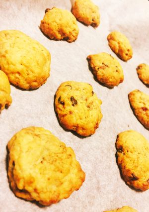 袋で簡単！チョコバナナクッキー-レシピのメイン写真