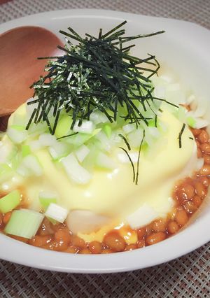 簡単過ぎる温豆腐納豆♡-レシピのメイン写真