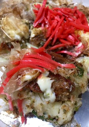 春キャベツと長芋のお好み焼き（豚玉）-レシピのメイン写真