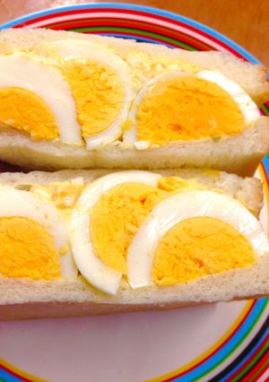 スタバ風☆ぎっしりかわいいたまごサンド-レシピのメイン写真