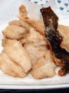 鮃の竜田揚げ、皮も一緒に-レシピのメイン写真