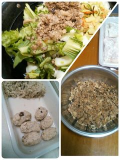 ラク仕込み*肉キノコそぼろアレンジ-レシピのメイン写真