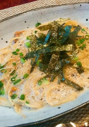 今さらハマる納豆スパゲッティ-レシピのメイン写真