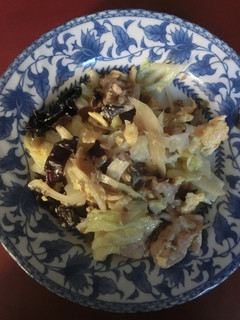 キャベツと卵の搾菜炒め(チーズ風味)-レシピのメイン写真