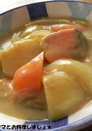 簡単★鮭のカレー豆乳シチュー-レシピのメイン写真