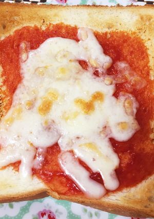 超時短！30秒でピザトースト★-レシピのメイン写真