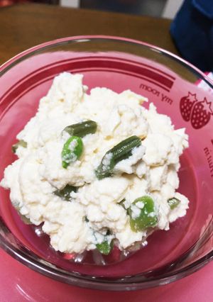 豆腐とインゲンの味噌和え-レシピのメイン写真