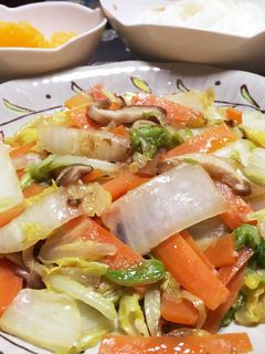 無塩!ダイエット!白菜の炒め物!-レシピのメイン写真