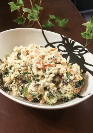 ♡シャキッ食感楽しい♡ほうれん草の白和え-レシピのメイン写真