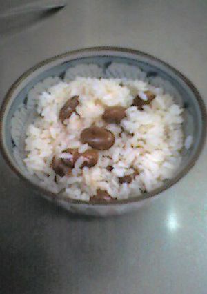 煮豆でおいしい♪お豆のおこわ-レシピのメイン写真