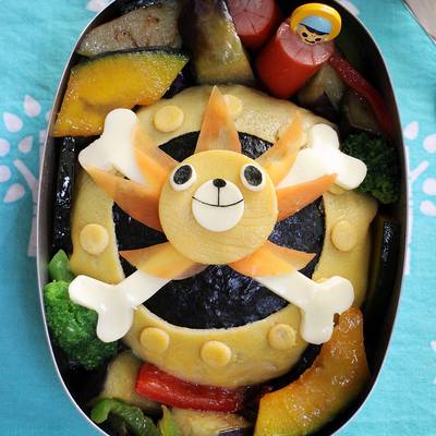 ワンピース☆サウザンドサニー号のキャラ弁