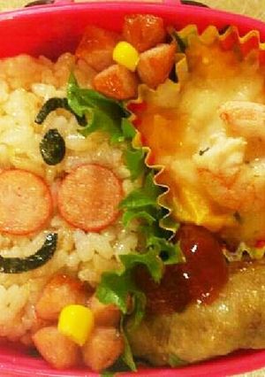 アンパンマン　キャラ弁♪-レシピのメイン写真