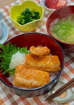 春大根のおろしと鮭のハラス丼♪-レシピのメイン写真