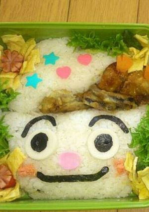 てんどんまん　キャラ弁♪　アンパンマン-レシピのメイン写真