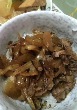 牛丼-レシピのメイン写真