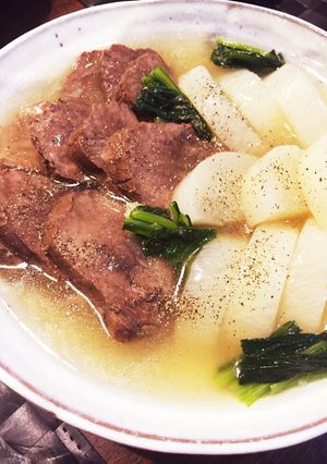和風タンシチュー＊飲み干すとろみスープ♬-レシピのメイン写真