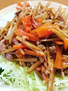 簡単きんぴらごぼう-レシピのメイン写真