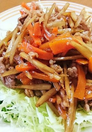 簡単きんぴらごぼう-レシピのメイン写真