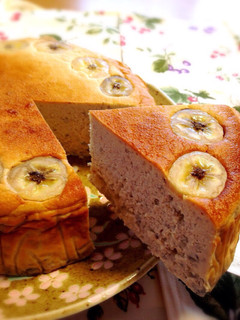 お砂糖なし。バナナチーズケーキ。-レシピのメイン写真