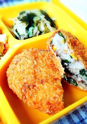 菜の花コロッケ-レシピのメイン写真