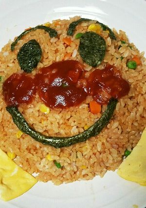 ちびっこ大好きアンパンマン！オムライス♪-レシピのメイン写真