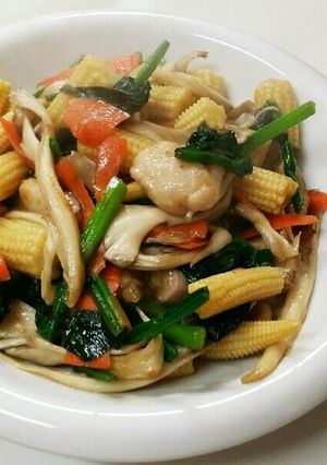 野菜たっぷりヤングコーンのカラフル炒め-レシピのメイン写真