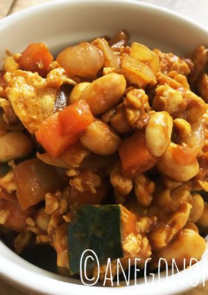 高タンパク*大豆と豆腐でドライカレー*-レシピのメイン写真