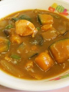 夏野菜カレー ★宇都宮給食-レシピのメイン写真