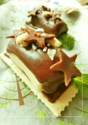 トロっと生チョコ⋆塩バナナクラッカー-レシピのメイン写真