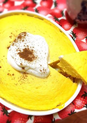 お砂糖なし。南瓜とクリームチーズのプリン-レシピのメイン写真