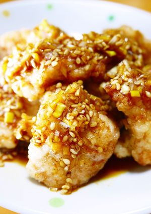 油フライパン5mm！鶏むね肉ユーリンチー-レシピのメイン写真