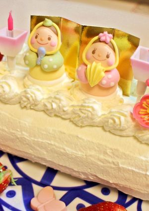 ひなまつり☆フルーツロールケーキ-レシピのメイン写真