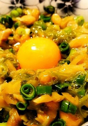 おつまみ納豆めかぶ豆腐-レシピのメイン写真