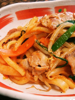 ☆辛味噌焼きうどん☆-レシピのメイン写真