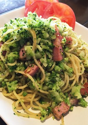 ブロッコリーと厚切りベーコンのパスタ-レシピのメイン写真